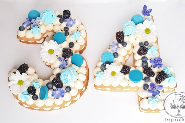 Number/Letter Cookie Cake